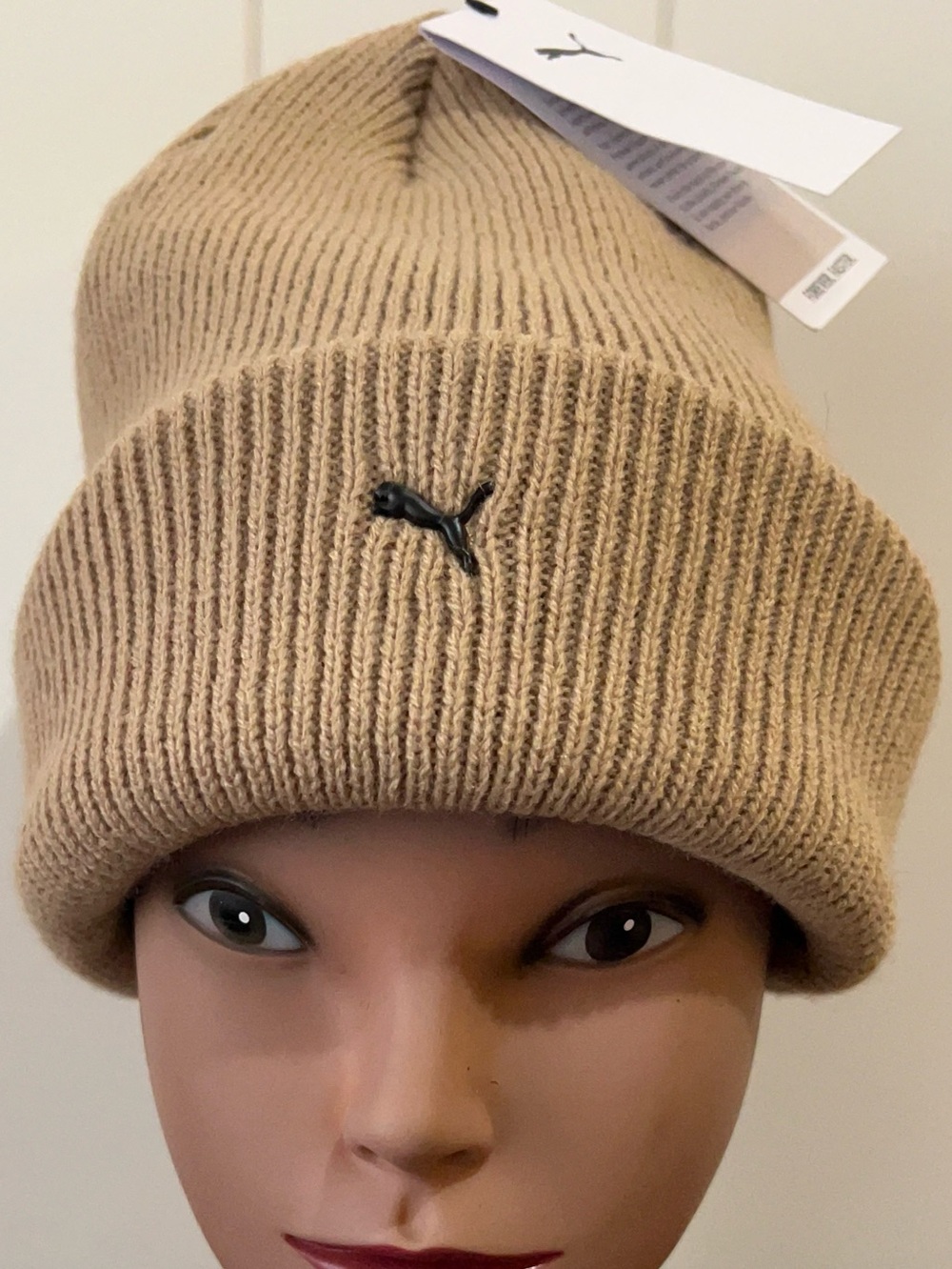 PUMA NWT Knit Hat Beanie LOGO Unixsex Adult